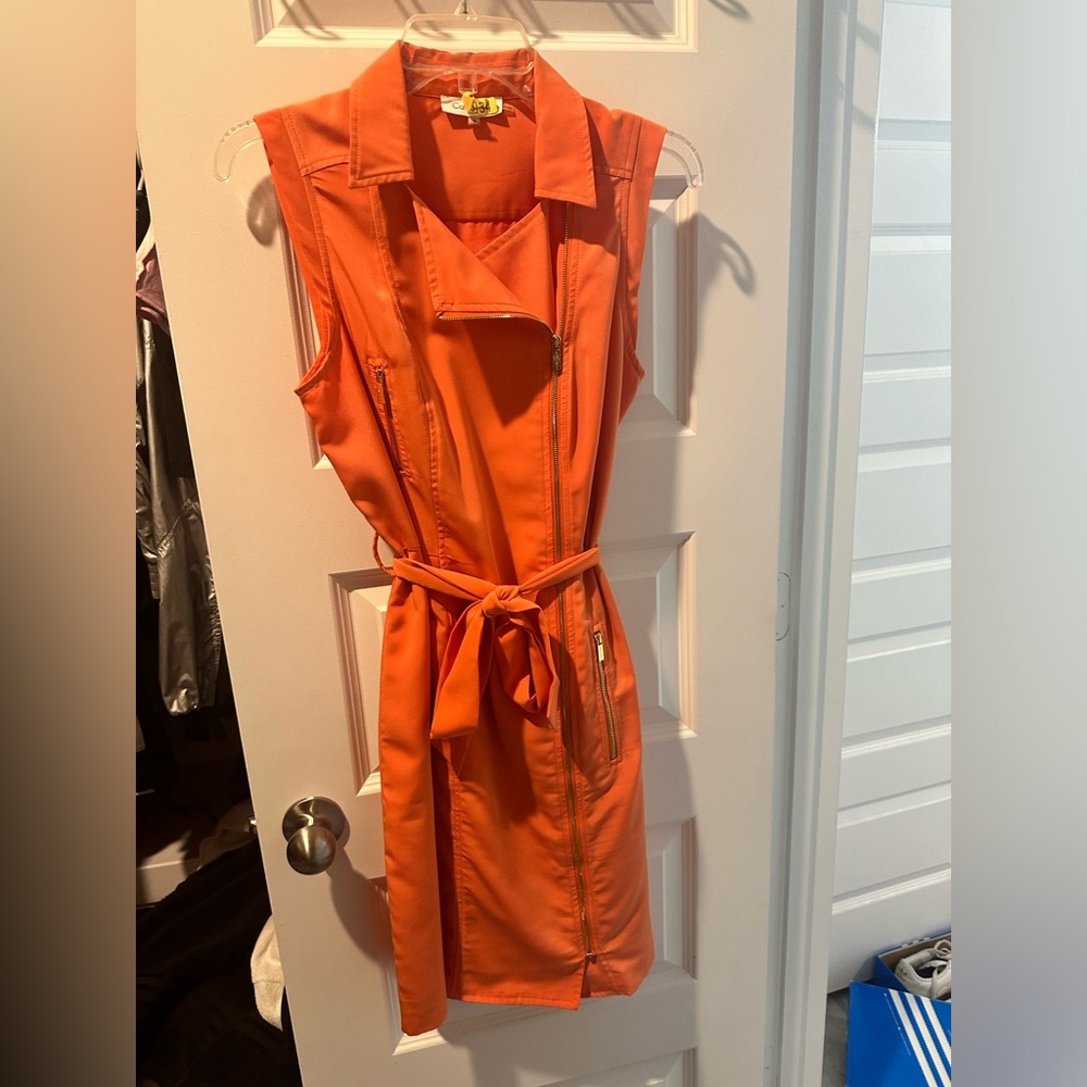 Cute Orange Calvin Klein Dress